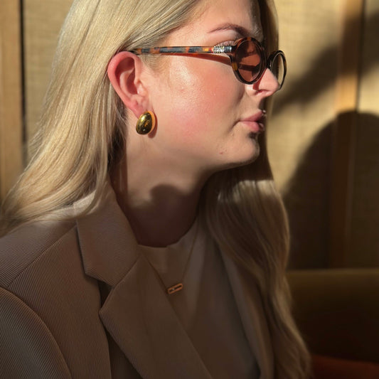 Chunky Oval Earrings