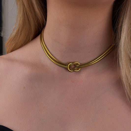Knot Double Choker