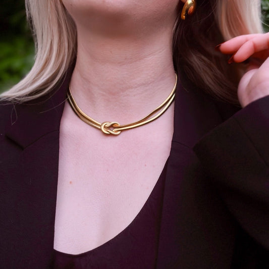 Knot Double Choker