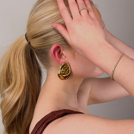 Texture Statement Earrings